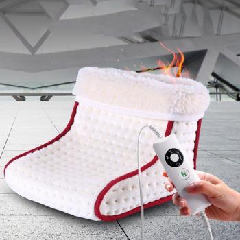 Chauffe-pieds lavable 24 W avec contrôle de chaleur et coussin de soin des pieds