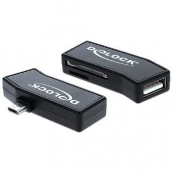 Delock 91730 Micro USB OTG Card Reader mit 1 x USB Port