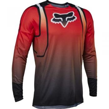 Fox 360 Vizen Motocross Trikot Schwarz Rot M