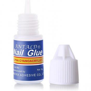 10 Pcs UV Acrylic Nail Bond for Rhinestones Stickers and False Tips