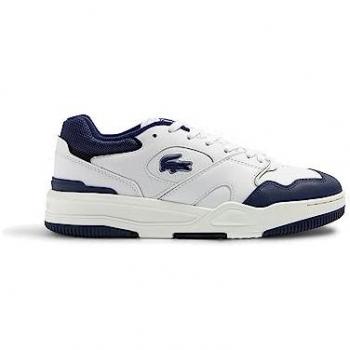 Lacoste Lineshort 2 Bleu Marine – Chaussures homme, 43, cuir