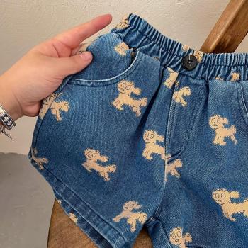 Short en Jean Cartoon pour Enfants