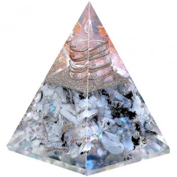 Pyramide Inspirante en Orgonite pour Calme et Force