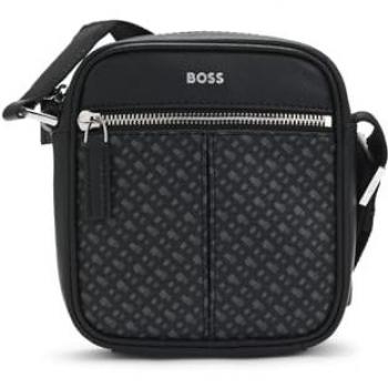 Sac à bandoulière en cuir BOSS Zair N Noir pour homme