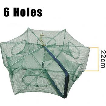 Récepteur de poissons pliant hexagonal