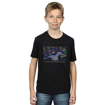 Batman TV Series Mean Cape T‑Shirt – Kids Black