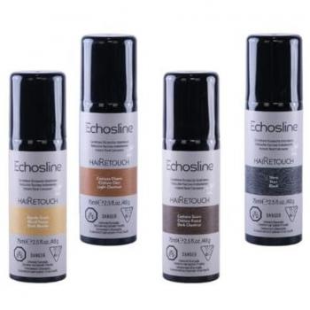 Echosline Hairetouch QuickCover Dunkelbraun – 75 ml Spray zum schnellen Kaschieren