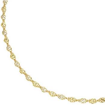 Luigi Merano Goldkette Singapurkette bicolor, Gelbgold 375