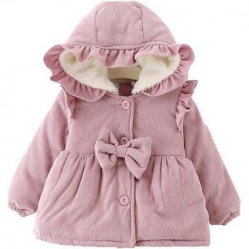 Kids Warm Hooded Coat for Baby Girls