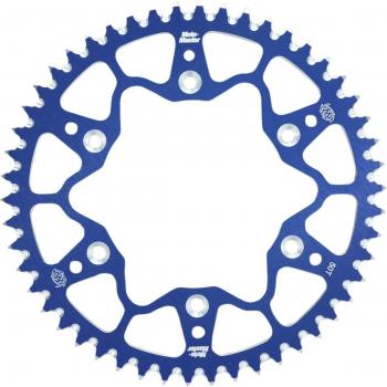 Corona Aluminio 420 Moto Master 47 Dientes Azul