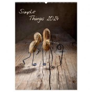 Simple Things 2024 (Wandkalender 2024 DIN A2 hoch) CALVENDO Monatskalender