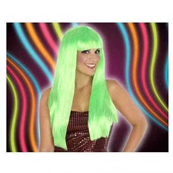 Accessoire de déguisement : perruque longue Lise en vert par ATOSA