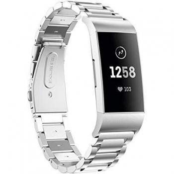 Bracciale in Acciaio Inox per Fitbit Charge 3