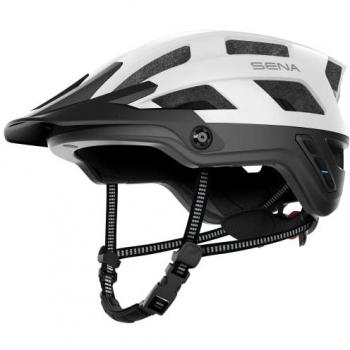 Casque VTT à Réseau Mesh Sena M1 EVO – Blanc Mat, M