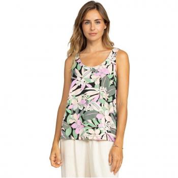 Roxy Maglia Senza Maniche Flusso Anthracite Palm Song XL