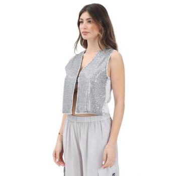 Gilet Donna Armani Exchange con Dettagli in Strass
