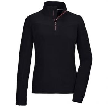 Killtec Langarmshirt KSW 317 WMN FLC SHRT schwarz blau / wei / t rkis