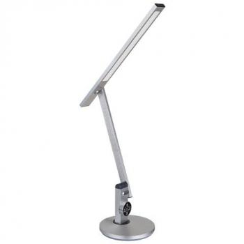 GLOBO moderne Schreibtischlampe in Schwarz-Silber