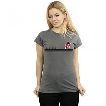 Mickey Mouse Charcoal Running Cotton Top (Women)
