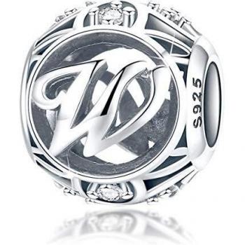 Cadeau Fête des Mères : Charm Alphabet 5A Zircone – Forever Queen