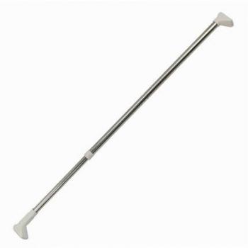 Support de douche élévateur aluminium 70‑120 cm, pieds clairs