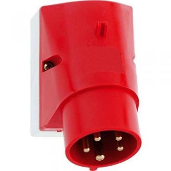 Ponteggio wall plug BALS 2415: 16A, 5 polii, 6h, rosso GT