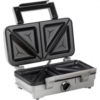 Cuisinart 1000 W Dual‑Use Sandwich & Waffle Iron – Silver