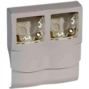 Cadre 2 postes Legrand 031451 – Appareillage Saillie DLPlus, 20 mm, Blanc