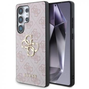 Samsung Galaxy S25 Ultra Big Metal Logo Case – Pink