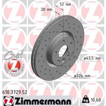 SPORT BRAKE DISC COAT Z 610.3729.52