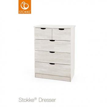 Stokke Whitewash Babyzimmer Schrank 283804
