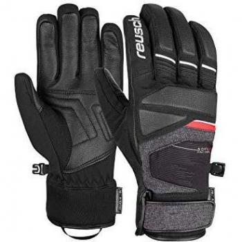 Reusch Storm R‑Tex Xt Profi-Handschuhe – Schwarz/Schwarz-Melange mit Feuerschutz, 7.5 cm