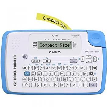 Casio EZ‑Label Drucker KL‑130 – Beschriftungsgerät (Schriftband) 18 mm