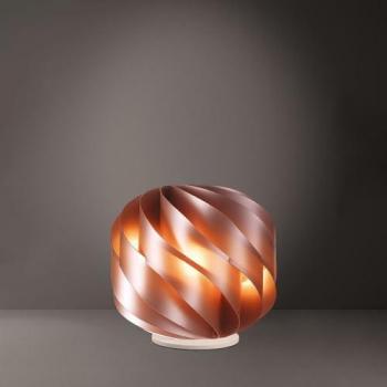 Lampada da Tavolo Globe in Polilux Rame 1 Luce