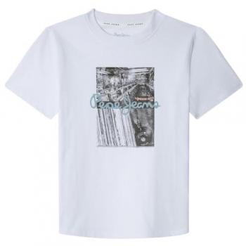 Pepe Jeans T-Shirt Manica Corta Wilbert White 16 Anni