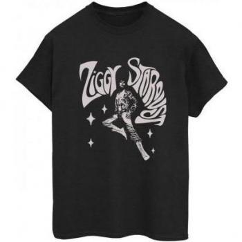 Katoenen Ziggy Vriendje Shirt met David Bowie License – Femmes