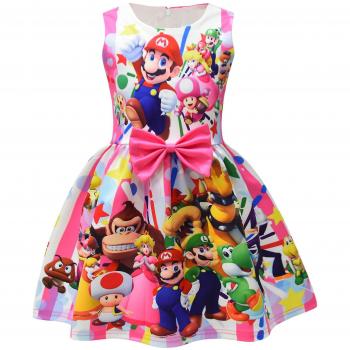 Shznv 2023: Vestido de Princesa Mario Bros. 150cm para Niños