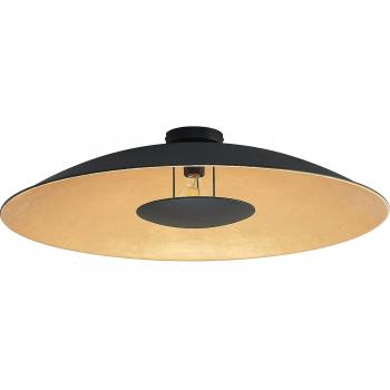 Dimmable living room & dining room ceiling light Narisara, black and gold