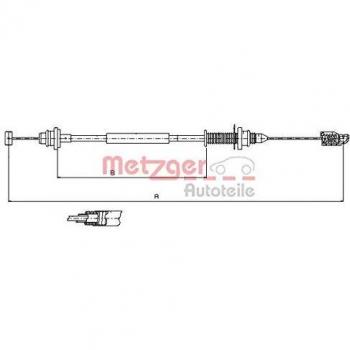Acceleratore di Massa METZGER 10.0390 (cavo)