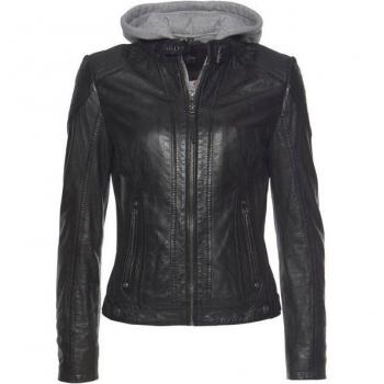 Biker-inspirierte Lederjacke Junja von Mauritius