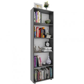 Scaffale verticale “Bulas” – Libreria salvaspazio 5 livelli in legno