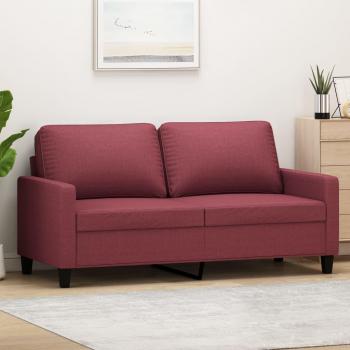 VidaXL Dvivietė 140 cm Sofa (Red Wine) – Fabric Material