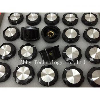 50pcs A03 Bakelite Potentiometer Knob with Copper Inner Hole 4MM-6.4MM