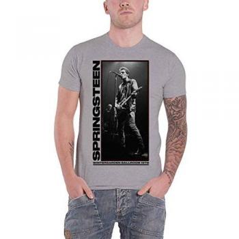 Bruce Springsteen Wintergarten Foto T-Shirt grau meliert für Herren