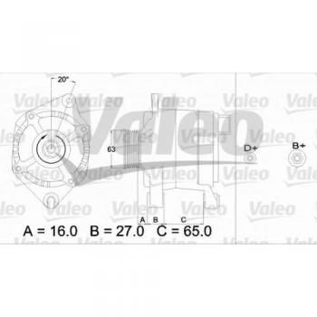 Alternateur 436339 Valeo