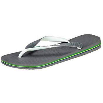Havaianas Brasil Mix Sandalo Unisex 39/40 EU Grigio/Bianco Steel