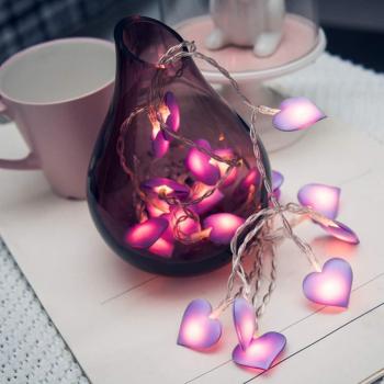 Heart-Shaped LED String Lights