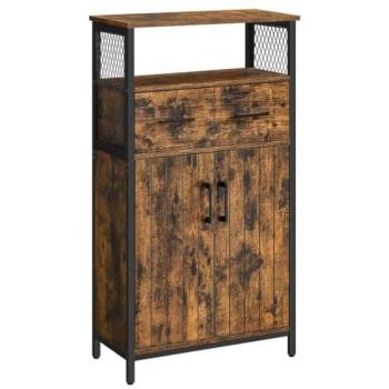 Meuble de salle de bain avec tiroir et étagère ajustable
