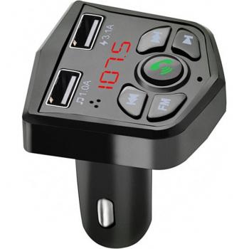 Adaptateur FM Bluetooth 5.0 avec 2 ports USB