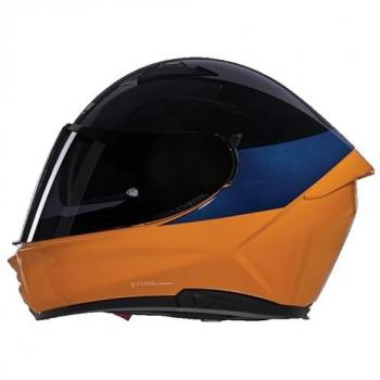 Casco integrale Nolan N60-6 speciale 342 arancione nero blu profondo
